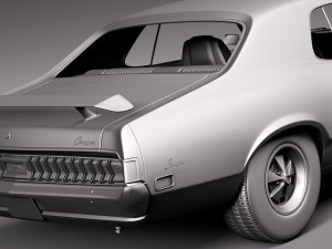 Cougar 1970 Model 3D