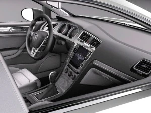 Volkswagen Golf Variant 2014 3D Model