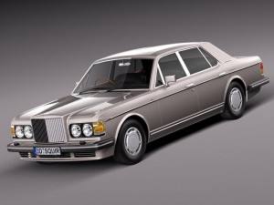 Bentley Turbo R 1988-1997 3D Model