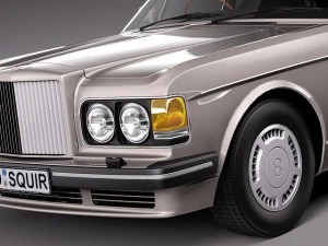 Bentley Turbo R 1988-1997 3D Model
