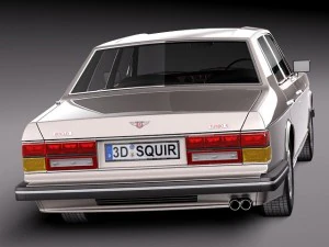 Bentley Turbo R 1988-1997 3D Model