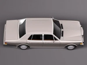 Bentley Turbo R 1988-1997 3D Model