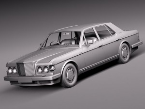 Bentley Turbo R 1988-1997 3D मॉडल