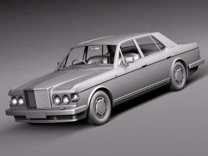Bentley Turbo R 1988-1997 3D Model