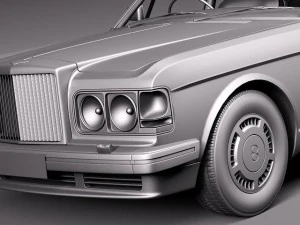 Bentley Turbo R 1988-1997 3D Model