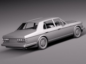 Bentley Turbo R 1988-1997 3D मॉडल