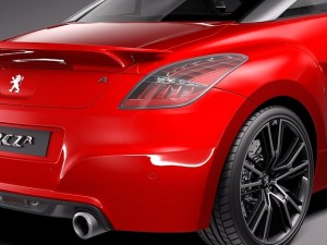 Peugeot RCZ R 2014 3D Modell