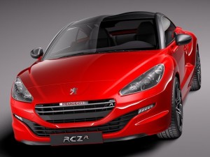 Peugeot RCZ R 2014 3D Modell