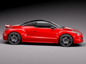 Peugeot RCZ R 2014 3D Modell