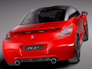 Peugeot RCZ R 2014 3D Modell