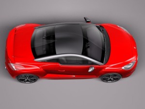 Peugeot RCZ R 2014 3D Modell