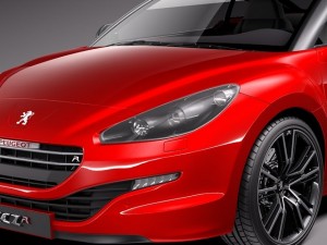 Peugeot RCZ R 2014 3D Modell