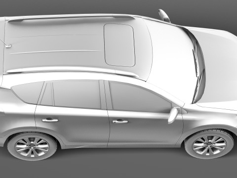 Toyota RAV4 2013 Lowpoly Modelo 3D