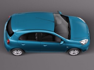 Nissan Micra 2014 3D Model
