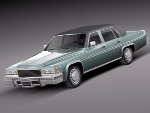 Cadillac Deville Sedan 1977 3D मॉडल