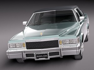 Cadillac Deville Sedan 1977 Modelo 3D