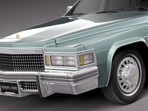 Cadillac Deville Sedan 1977 Modelo 3D