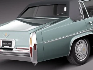 Cadillac Deville Sedan 1977 3D Model