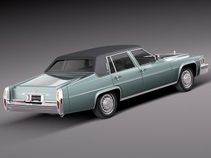 Cadillac Deville Sedan 1977 Modelo 3D