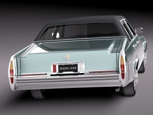 Cadillac Deville Sedan 1977 Modelo 3D