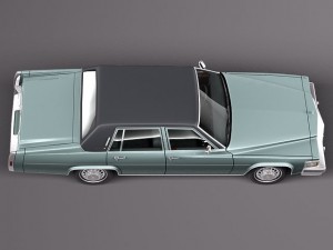 Cadillac Deville Sedan 1977 Modelo 3D