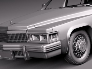 Cadillac Deville Sedan 1977 Modelo 3D