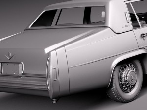 Cadillac Deville Sedan 1977 Modelo 3D