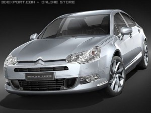 Citroen C5 2008 sedan Model 3D