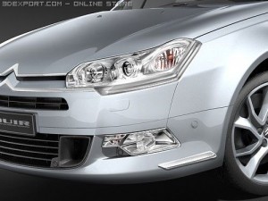 Citroen C5 2008 sedan Model 3D