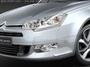 Citroen C5 2008 sedan 3D Model