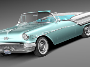 Oldsmobile 88 1957 Convertible Modelo 3D
