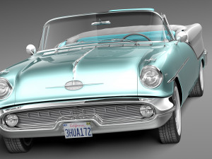 Oldsmobile 88 1957 Convertible 3D Модель
