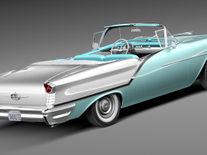 Oldsmobile 88 1957 Convertible 3D Модель