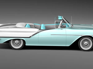 Oldsmobile 88 1957 Convertible 3D Model