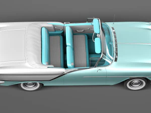 Oldsmobile 88 1957 Convertible 3D Model