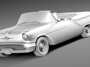 Oldsmobile 88 1957 Convertible 3D Model