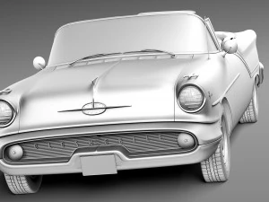 Oldsmobile 88 1957 Convertible 3D Model