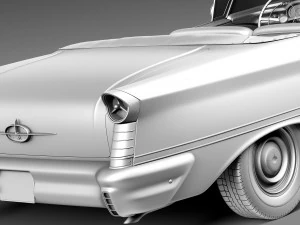 Oldsmobile 88 1957 Convertible 3D Model