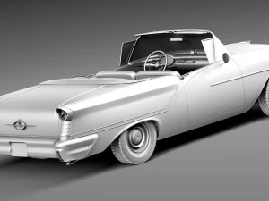 Oldsmobile 88 1957 Convertible 3D Model