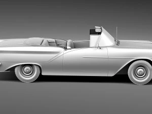 Oldsmobile 88 1957 Convertible 3D Model