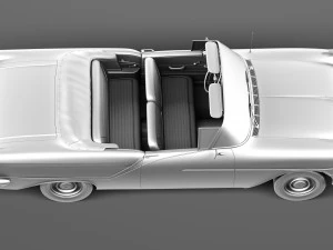 Oldsmobile 88 1957 Convertible 3D Model