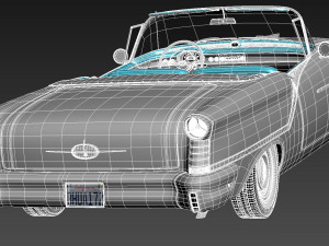 Oldsmobile 88 1957 Convertible 3D Модель