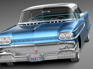 Oldsmobile 88 1958 Coupe 3D Model