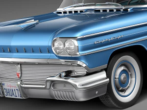 Oldsmobile 88 1958 Coupe 3D Model