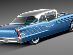 Oldsmobile 88 1958 Coupe Model 3D