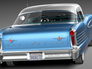 Oldsmobile 88 1958 Coupe Model 3D