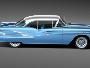 Oldsmobile 88 1958 Coupe Model 3D