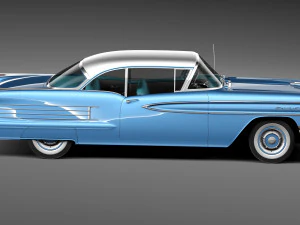 Oldsmobile 88 1958 Coupe 3D Model