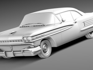 Oldsmobile 88 1958 Coupe Model 3D
