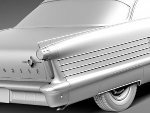 Oldsmobile 88 1958 Coupe 3D Model